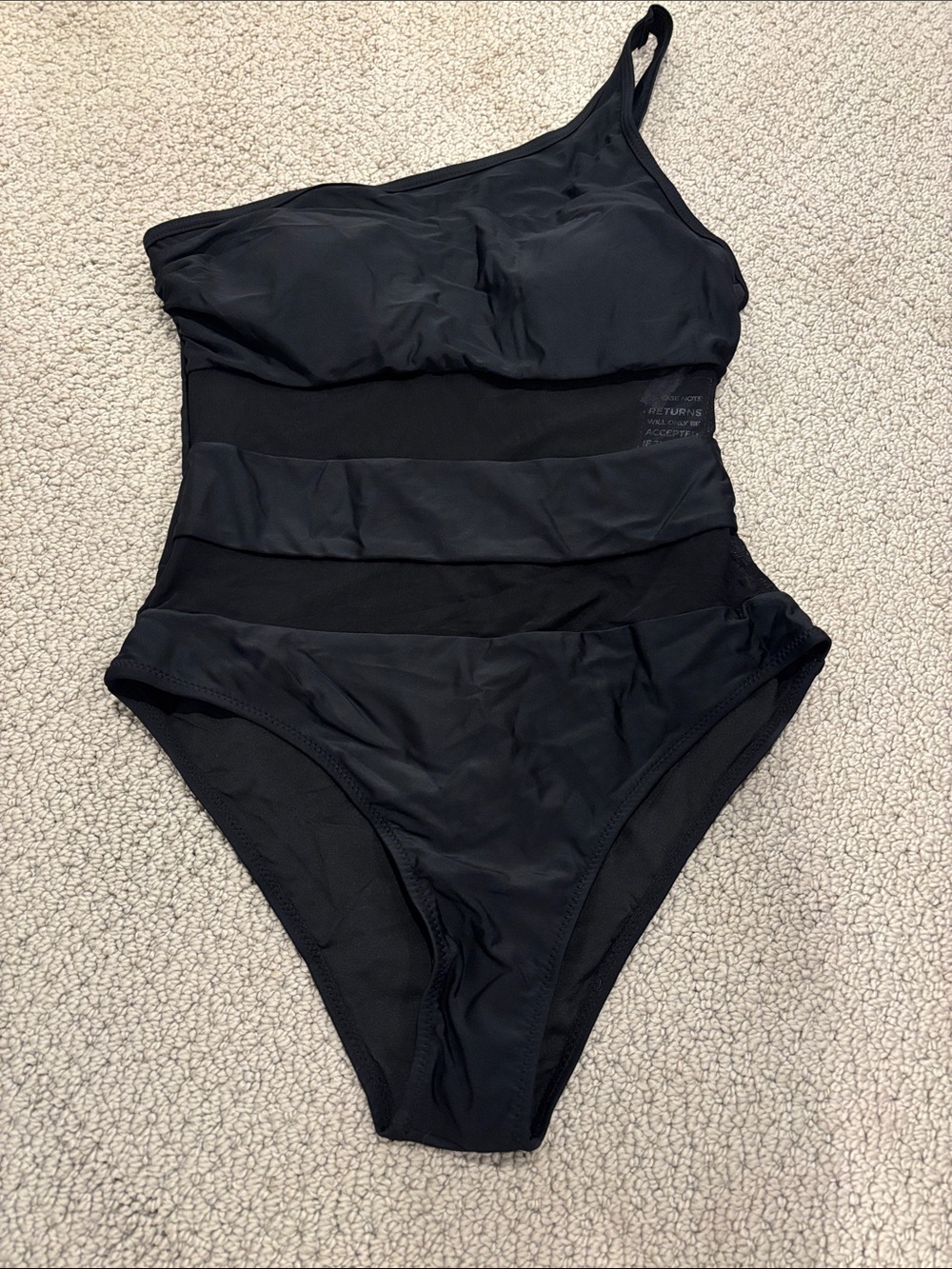 Blooming Jelly One Shoulder One Piece swimsuit Large